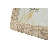 Kép 3/6 - Homokkő hatású képkeret hullámos mintával bézsszín 25X3,2X31 cm 2