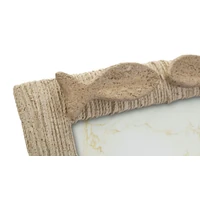 Kép 4/6 - Homokkő hatású képkeret hullámos mintával bézsszín 25X3,2X31 cm 3