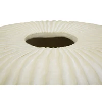 Kép 3/7 - Ici váza krémszín ø 40x23 cm
