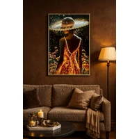Kép 7/7 - Illumina falikép lakkozott vászonra nyomtattva kerettel -B- 62X3,5X92 cm 5