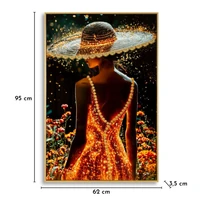 Kép 2/7 - Illumina falikép lakkozott vászonra nyomtattva kerettel -B- 62X3,5X92 cm 6