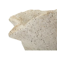 Kép 8/8 - Kagyló formájú váza homokkő hatás bézs -B- 35X23X18 cm 5