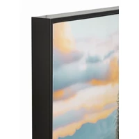 Kép 3/7 - Kaktusz kaspóban lakkozott festmény keretben -a- zöld 60x4x90 cm 2