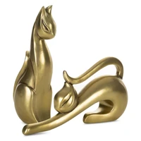 Kép 2/2 - Kati macska figura Arany 28x7x16 cm 1