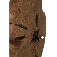 Kép 7/11 - Kepala asztali lámpa tölgyfából barna ø 35x69 cm