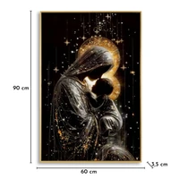 Kép 2/7 - Kismama falikép lakkozott vászonra nyomtattva kerettel -B- 60X3,5X90 cm 6