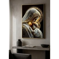 Kép 7/7 - Kismama falikép lakkozott vászonra nyomtattva kerettel -C- 60X3,5X90 cm 5