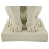 Kép 9/9 - Kő oroszlán kérmszín 17,5x25x40 cm 5