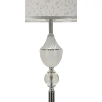 Kép 2/8 - Kody állólámpa elegáns üveg díszítéssel ezüst Ø40x158 cm 1