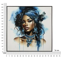 Kép 2/7 - Lakkozott falikép altea -b- kerettel 82x4x82 cm 6