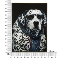 Kép 2/7 - Lakkozott falikép dalmatával kerettel 53x3x73 cm 6