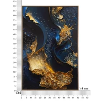 Kép 6/7 - Lakkozott festmény androméda kerettel -b- 60x4x90 cm 6