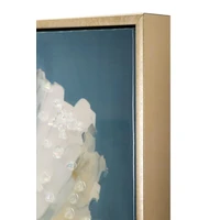 Kép 4/6 - Lakozott festmény virágokkal 42x3,5x62 cm 3