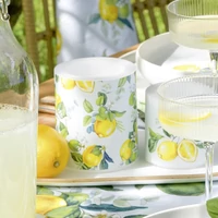 Kép 2/3 - Lemon wreath citromos átvilágítós gyertya 1