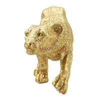 Kép 3/10 - Leopárd dekoráció arany 89x21x33 cm 1