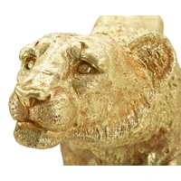 Kép 5/10 - Leopárd dekoráció arany 89x21x33 cm 2