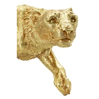 Kép 2/10 - Leopárd dekoráció arany 89x21x33 cm 6