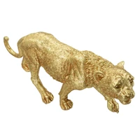 Kép 4/10 - Leopárd dekoráció arany 89x21x33 cm 7