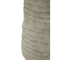 Kép 4/6 - Lima hengeres váza texturált mintával szürke/arany Ø 14X31,5 cm 3