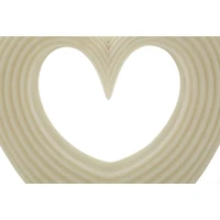 Kép 4/7 - Lovvy szív alakú figura quartz fehér 30x7x26 cm 2