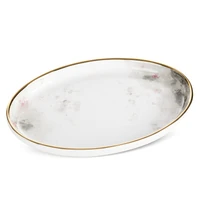 Kép 1/2 - Lumia kerámia tál Fehér 32x23x4 cm