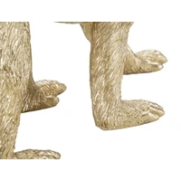Kép 4/6 - Majom anyuka kicsijével figura arany 29,5x11,5x18,5 cm 3