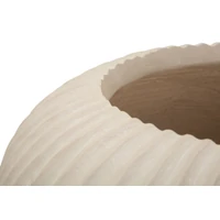Kép 4/7 - Mist váza krémszín ø 35x18 cm