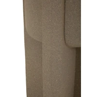 Kép 7/8 - Moai kültéri padlóváza virágtartó Homokkő hatású barna Ø 42X101 cm 4