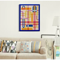 Kép 5/6 - Modis nyomtatott akril lakkozott vászon kerettel -b- 60x3,3x80 cm 4