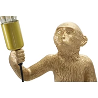 Kép 4/8 - Monkey asztali lámpa arany ø 26x34x55 cm