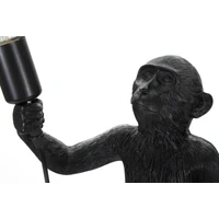 Kép 4/8 - Monkey asztali lámpa fekete ø 26x34x55 cm