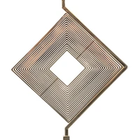 Kép 2/6 - Move állólámpa geometrikus mintával arany/fehér ø 40x161 cm