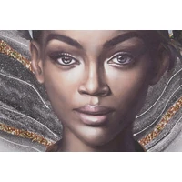 Kép 3/7 - Naomi női portrét ábrázoló falikép 100x3x100 cm 1