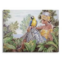 Kép 1/6 - Női portrét ábrázoló festmény kenda 120x3x90 cm