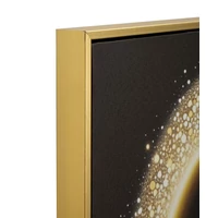 Kép 6/9 - Női sziluett LED fénnyel falikép lakkozott vászonra nyomtattva kerettel 60X3,5X90 cm 2