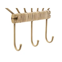 Kép 2/6 - Panama falifogas rattan hatású barna 37.5x5x32.5 cm 1