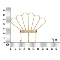 Kép 6/6 - Panama falifogas rattan hatású barna 37.5x5x32.5 cm 5