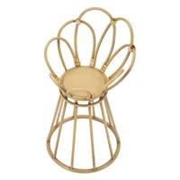 Kép 3/7 - Panama virágtartó állvány rattan hatású barna ø 28x48 cm