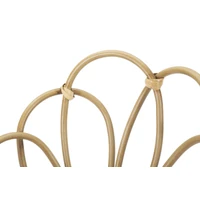 Kép 5/7 - Panama virágtartó állvány rattan hatású barna ø 28x48 cm