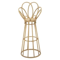 Kép 2/7 - Panama virágtartó állvány rattan hatású barna ø 28x62 cm
