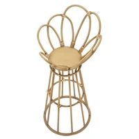 Kép 3/7 - Panama virágtartó állvány rattan hatású barna ø 28x62 cm