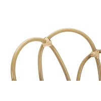 Kép 5/7 - Panama virágtartó állvány rattan hatású barna ø 28x62 cm
