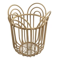 Kép 4/6 - Panama virágtartó kosár rattan hatású barna ø 31,5x40 cm