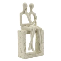 Kép 5/9 - Párszobor figura krémszín 11,5x9x25 cm 1