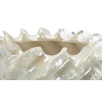 Kép 3/7 - Pearl kaspó gyögyház fehér ø 43x16 cm