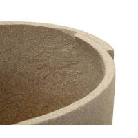 Kép 6/8 - Peru kültéri váza szett 3db-os szett szürke Ø 43X47-36X41,5-30,5X34,5 cm 3