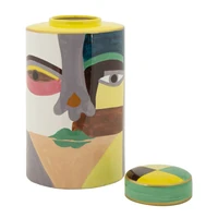 Kép 2/9 - Piccassy váza fedővel színes ø 19x33 cm
