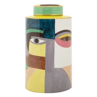 Kép 5/9 - Piccassy váza fedővel színes ø 19x33 cm