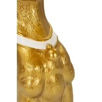 Kép 3/10 - Pit kutya tálcával arany 27x51x74 cm 7