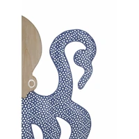 Kép 4/6 - Polip fali dekoráció kék/barna 41x1,5x57 cm 3